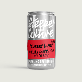 Steeper Culture Cherry Lime Sparkling Tea Infusion 0%