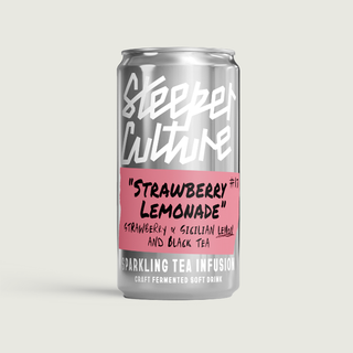 Steeper Culture Strawberry Lemonade Sparking Tea Infusion 0%