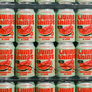 Living Things Watermelon & Lime Prebiotic Soda